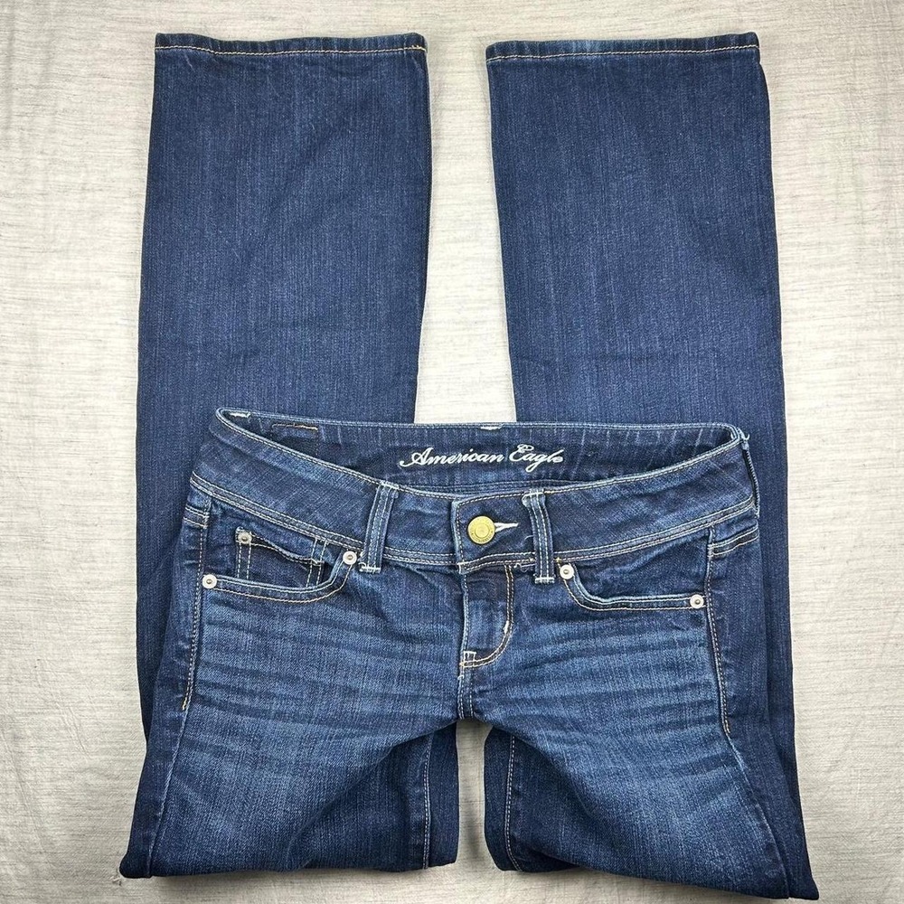 American Eagle y2k low rise slim boot bootcut jeans size 2 short